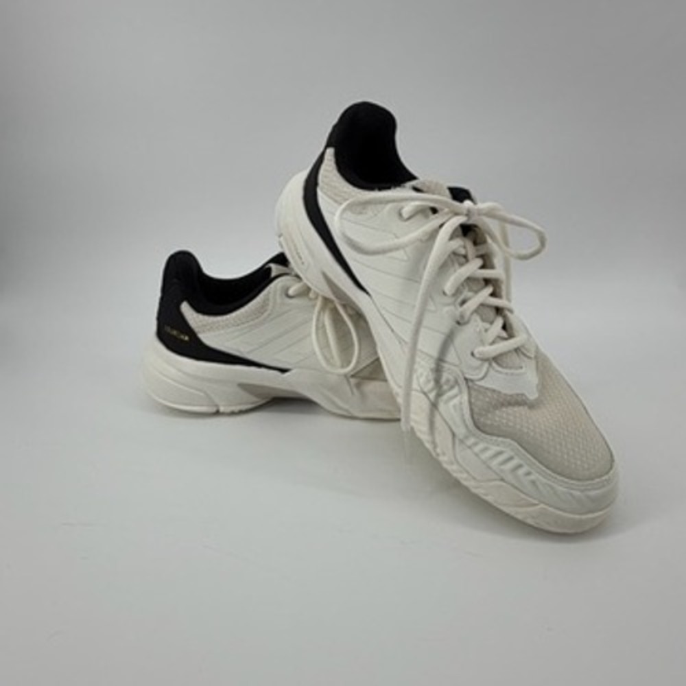 Adidas‎ Courtjam Bounce Womens White Tennis Shoes Sneakers Size 8